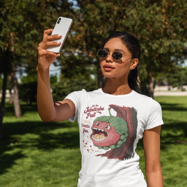 Juicy Jabuticaba Surprise: Fruits Mouth Agape T-Shirt (Creator Uploaded)