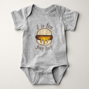 Juicy Jucy Lucy Minneapolis Minnesota Cheeseburger Baby Bodysuit