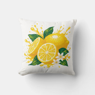 Juicy lemon cushion