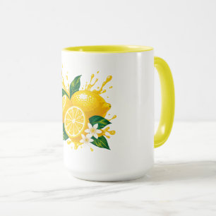 Juicy lemon mug
