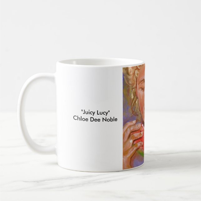 Juicy Lucy ~ Chloe Dee Noble Coffee Mug (Left)