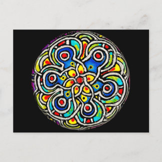 Juicy Mandala Postcard