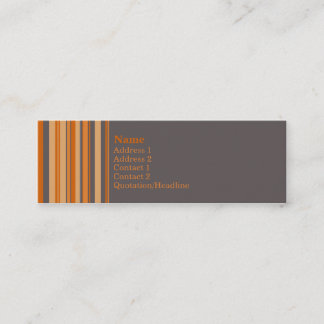 Juicy Orange • Profilecard Mini Business Card