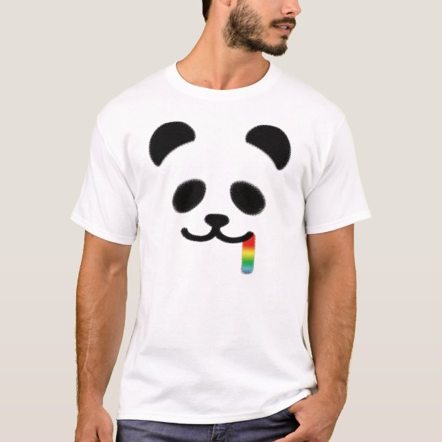 Juicy Panda Rainbow T-Shirt (Front)