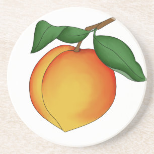 Juicy Peach Coaster