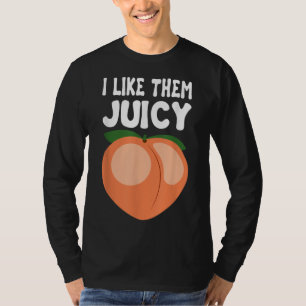 Juicy Peach Nectarines Apricots Fruit Basket Seaso T-Shirt