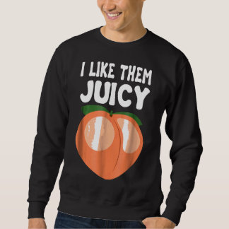 Juicy Peach Nectarines Apricots Fruit Fruit Basket Sweatshirt