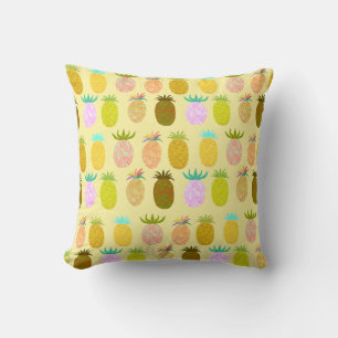Juicy Pineapple Pattern Cushion