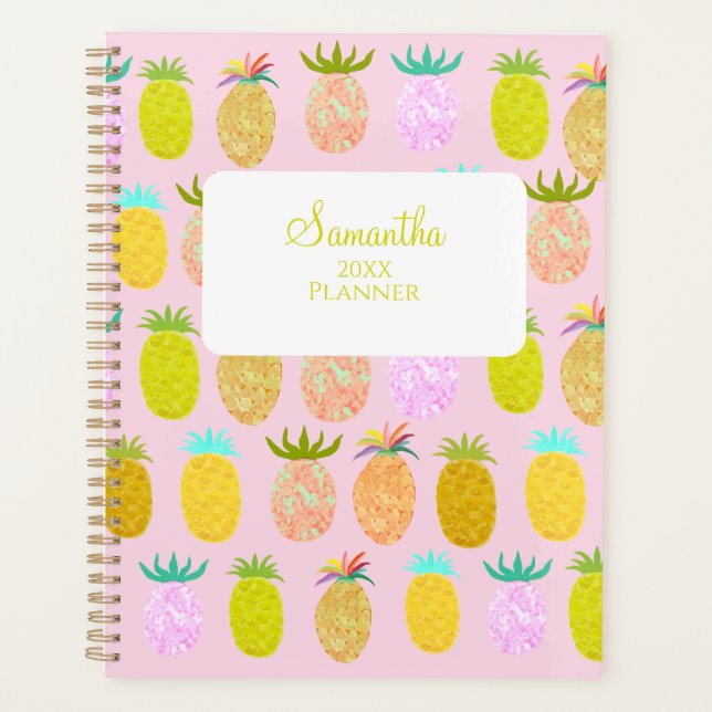 Juicy Pineapples  Planner (Front)