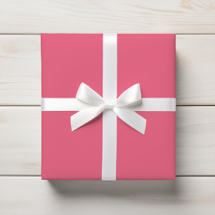 Juicy Pink Vibrant Rosy Solid Wrapping Paper