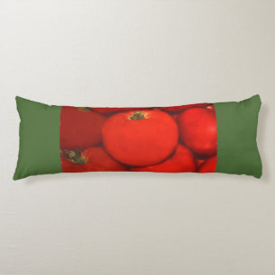 Juicy Red Homegrown Garden Tomatoes Body Cushion