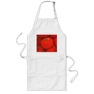 Juicy Red Homegrown Garden Tomatoes Long Apron