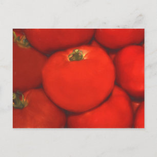 Juicy Red Homegrown Garden Tomatoes Postcard