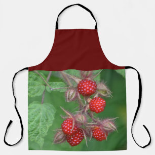 Juicy Red Raspberries Apron