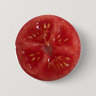 Juicy Red Tomato 6 Cm Round Badge