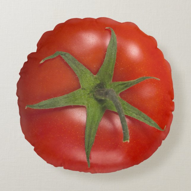 Juicy Red Tomato Round Cushion (Front)