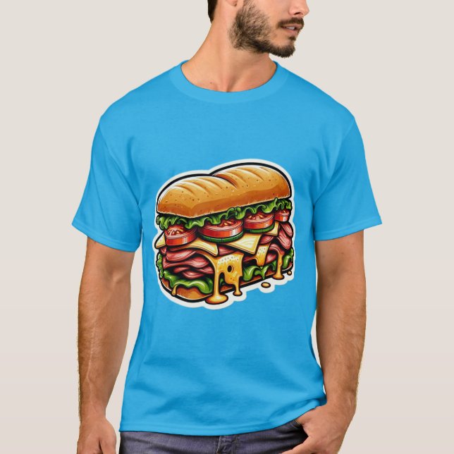 JUICY ROAST BEEF SANDWICH 6 T-Shirt (Front)