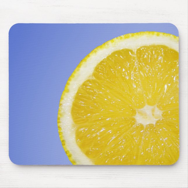 Juicy Slice of Lemon Mouse Mat (Front)