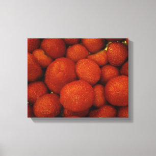 Juicy Strawberries Canvas Print