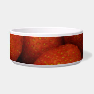 Juicy Strawberries Dog Bowl