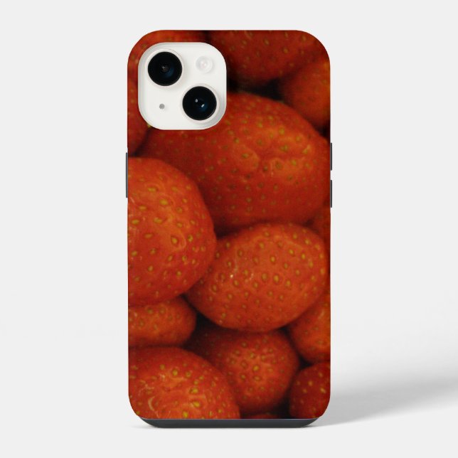 Juicy Strawberries iPhone Case (Back)