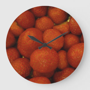 Juicy Strawberries Wall Clock