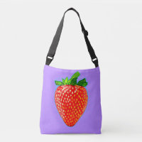 Juicy Strawberry in Pop Art Style 
