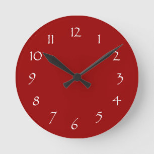 Juicy Tomato Round Clock