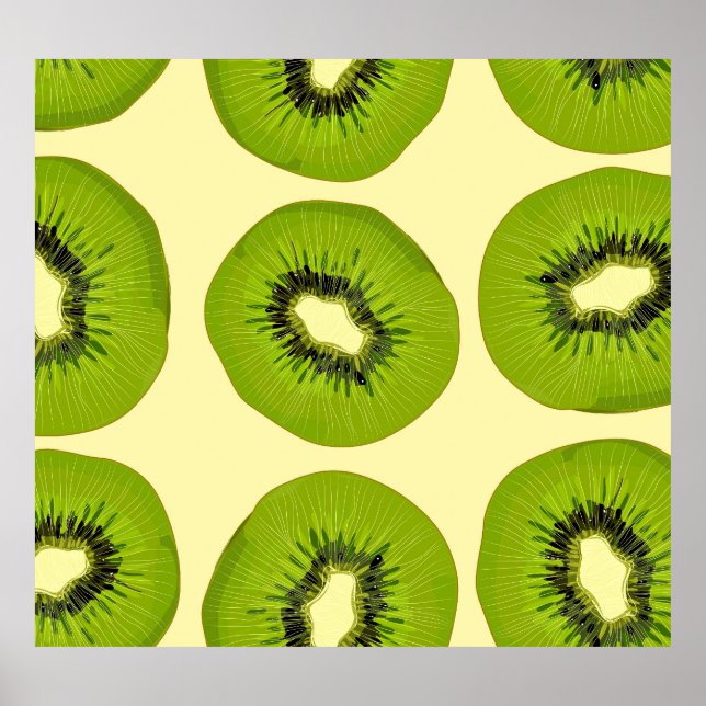 Juicy Tropical Fruits: Vibrant Summer Poster (Front)
