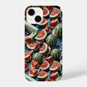 Juicy Watermelon Pattern Design 2 iPhone 14 Case