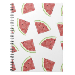 Juicy watermelon pattern notebook