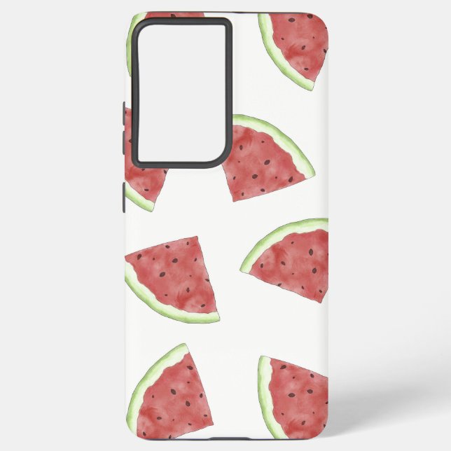 Juicy watermelon summer fruit samsung galaxy s21 ultra case (Back)