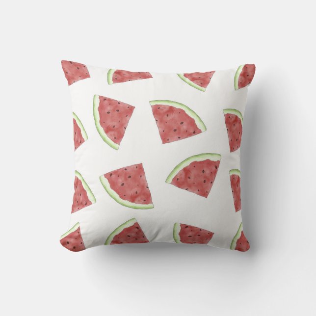 Juicy watermelons for summer cushion (Front)