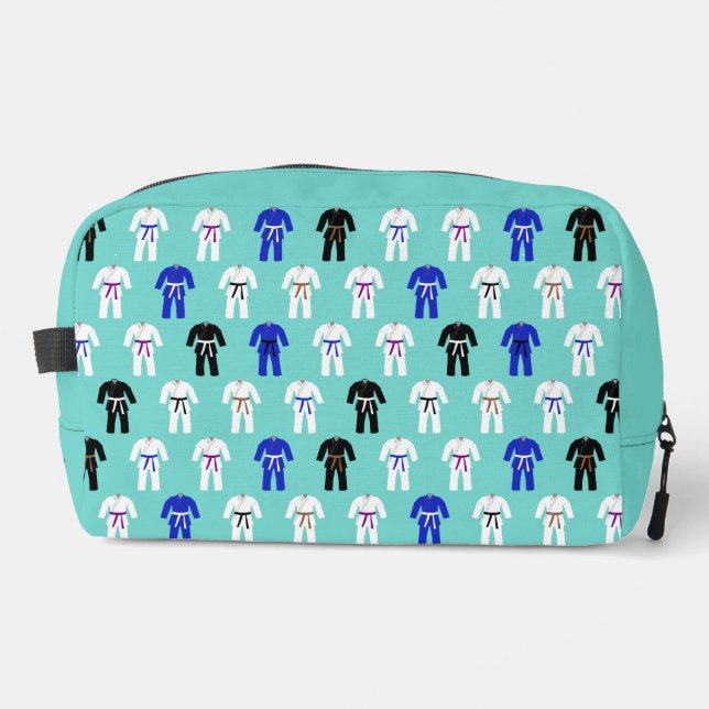 Jujitsu Jiu Jitsu BJJ Personalised Dopp Kit (Front)