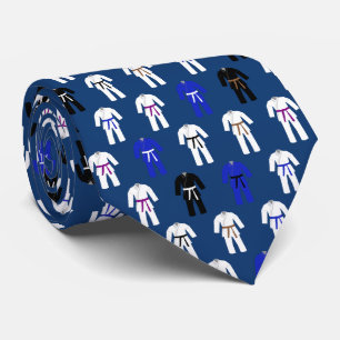 Jujitsu Jiu Jitsu Gi Pattern Tie
