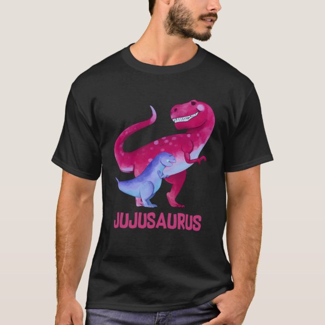 Jujusaurus Cute AMA Saurus Dinosaur Mother s Day T-Shirt (Front)