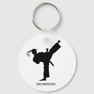Jujutsu Girl and Chart Key Ring
