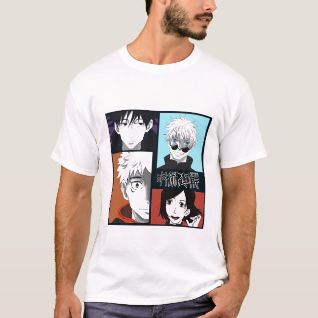 Jujutsu Kaisen Pop Art T-Shirt - Wizards of Tokyo (Front)