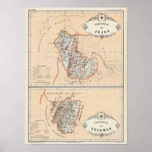 Jujuy and Tucuman, Argentina Poster