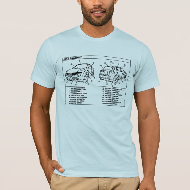 JUKE ANATOMY T-Shirt (Front)