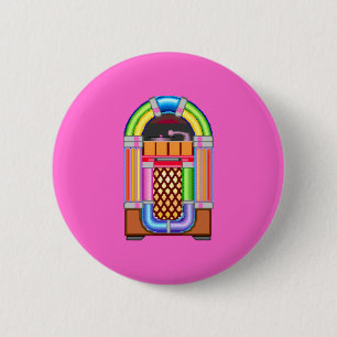 Juke Box 6 Cm Round Badge