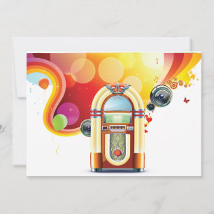 Juke Box Invitations