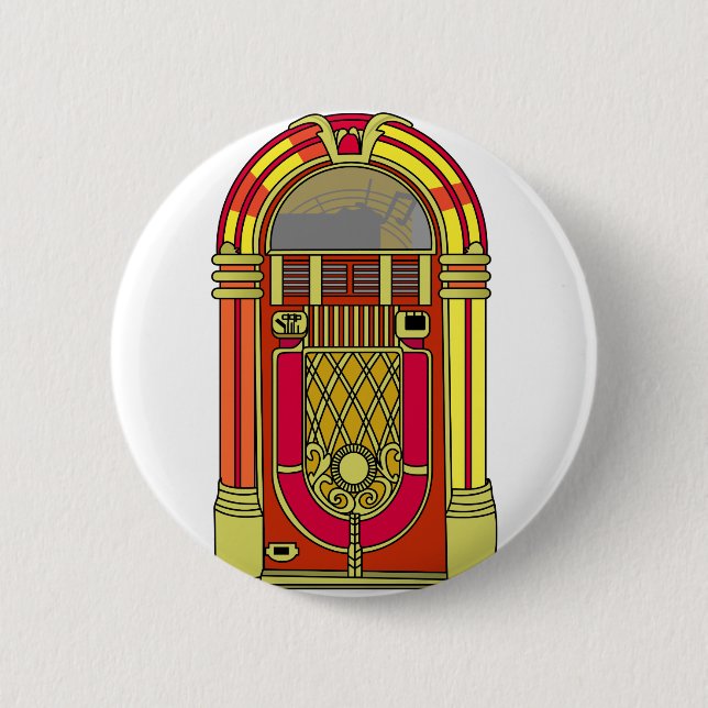 Jukebox 6 Cm Round Badge (Front)