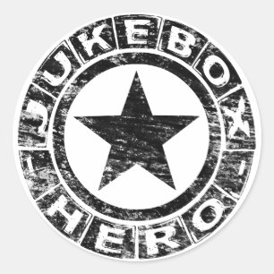 Jukebox Hero Classic Round Sticker