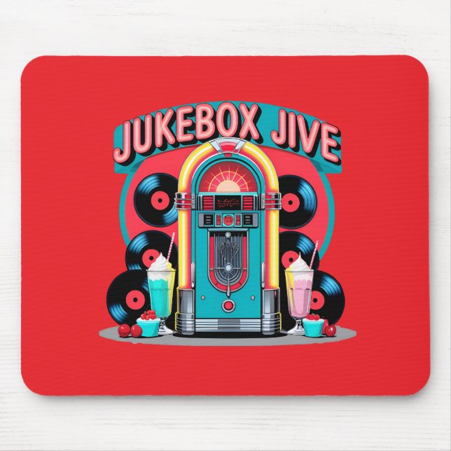 Jukebox Jive Mouse Mat (Front)