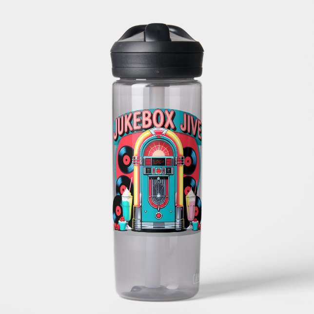 Jukebox Jive Water Bottle (Front)