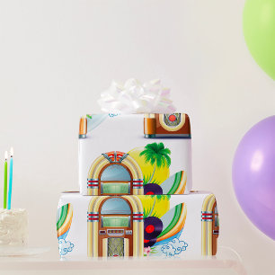 Jukebox Music Wrapping Paper