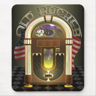 Jukebox Old Rocker Mousepad
