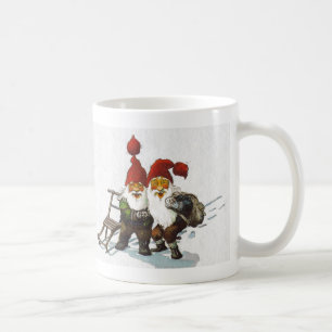 Julenisse Friends Sledding Coffee Mug