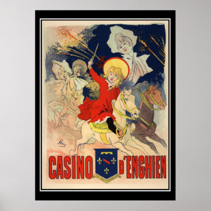 Jules Cheret Casino D'Enghien Print